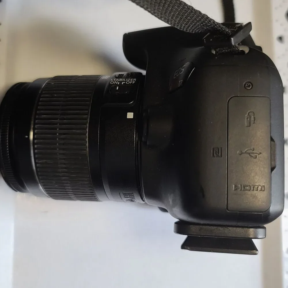 Canon EOS Rebel T7 EF-S 18–55mm f/3.5–5.6 IS II Digital SLR Camera - Black...